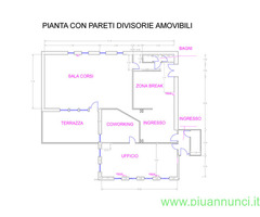 Affitto loft San Vitale mq230 numero locali> cinque
