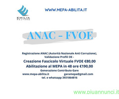 MEPA - Iscrizione e Abilitazione in 48 ore lavorat