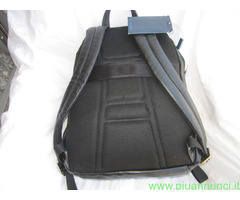 ZAINO-PIQUADRO ORIG-PELLE NERO-PORTA PC-SPOTIVO
