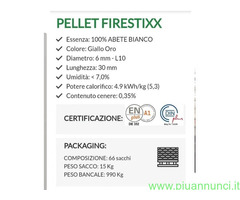 PELLET FIRESTIXX 66 SACCHI DA 15kg