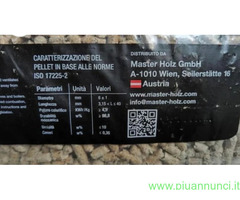Pellet MASTERHOLZ pedana da 72 sacchi 15kh