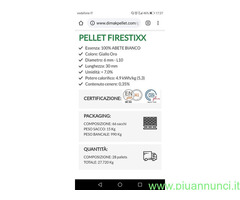 PELLET FIRESTIXX 66 SACCHI DA 15kg