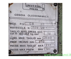 CESOIA UNIVERSAL PRESS  3100 X 13 IDRAULICA