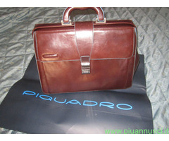 BORSA PIQUADRO  DA MEDICO MOD BLUE SQUARE IN PELLE