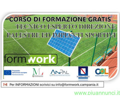 CorsoCORSO GRATUITO DIREZIONE PALESTRE ED IMPIANTI SPORTIVI