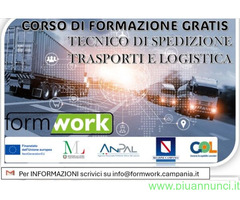CorsoCORSO GRATUITO TECNICO DI SPEDIZIONE, TRASPORTI E LOGISTICA