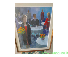 Quadro dipinto Fantuzzi  50x70  con certificato