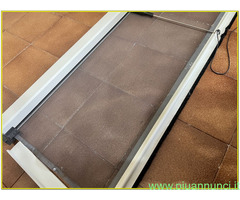 Zanzariera in alluminio a rullo 130x110