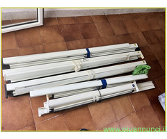 Zanzariera in alluminio a rullo 130x110