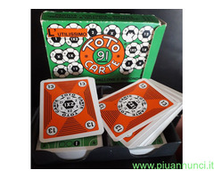 TOTO 91 rare  carte  per varianti  Totocalcio anni