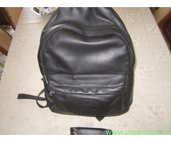 ZAINO IN PELLE  ORIGINALE LACOSTE+OCCHIALI RAY.BAN