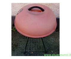 Barbecue a carbonella, o legna resistente al calor