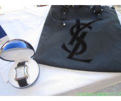 BORSA YVES-SAINT-LAURENT-MOD SHOPPER+OROLOGIO ORIG