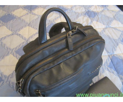 ZAINO PIQUADRO MOD-LQ 6236 IN PELLE BLU ORIGINALE