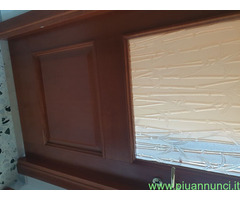 PORTA D 'INTERNO IN LEGNO DI CILIEGI0-COMPLETA