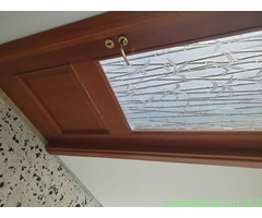 PORTA D 'INTERNO IN LEGNO DI CILIEGI0-COMPLETA