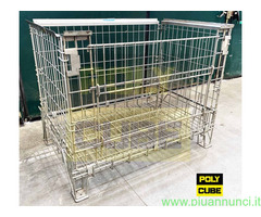 Ceste in filo metallico zincate usate