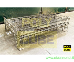 Ceste in filo metallico zincate usate