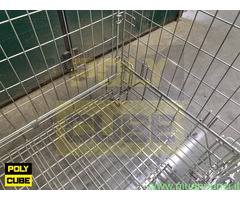 Ceste in filo metallico zincate usate