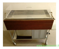Carrello ristorante caldo freddo con motore 220 V