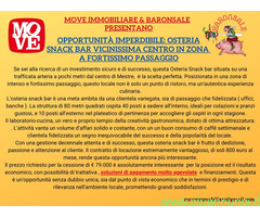 Osteria, Cicchetteria, Snack Bar forte PASSAGGIO