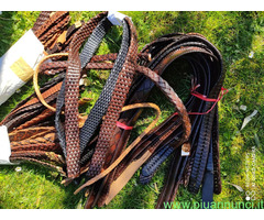 Cinture Intrecciate. Vera Pelle -Taglie piccole -