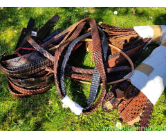 Cinture Intrecciate. Vera Pelle -Taglie piccole -