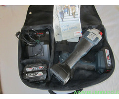 TRAPANO AVVITATORE+SMERAGLIATRICE BOSCH 18 VOL 2,0