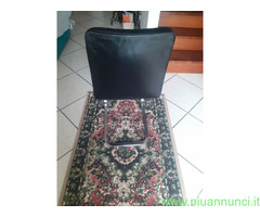Sedia in similpelle colore nero