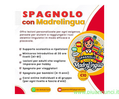 CorsoLezioni di spagnolo con madrelingua.