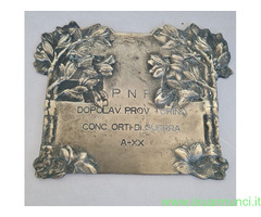 Targa in bronzo Liberty PNF Dopolav.prov. Torino C