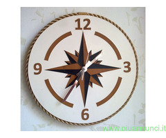 Orologio Marinaro  raffigurante Rosa dei venti
