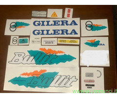Gilera bullit bianco verde arancione kit adesivi
