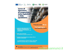 CorsoCorso di  operatore logistica con patentino del muletto: gratuito per disoccupati