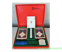 Cofanetto gioco vintage carte vergini CAMBISSA &C