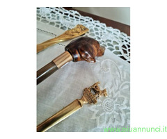 Piccola collezione n° 3 tagliacarte con effige di