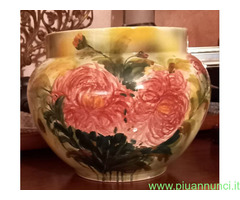 Cachepot in ceramica “La Vittoria” Mondovì  anni '