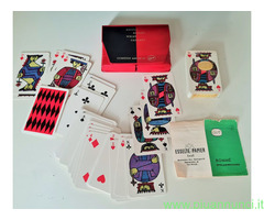 Carte da gioco Öberg Spelkort svedesi vintage di E
