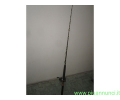 CANNA DA PESCA DA TRAINO ROOSTER-DE LUX+MUL-ZEBCO