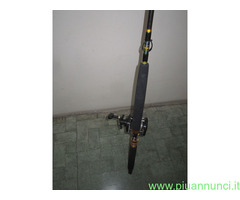 CANNA DA PESCA DA TRAINO ROOSTER-DE LUX+MUL-ZEBCO
