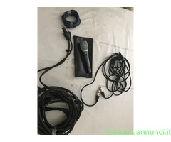 MICROFONO-SCHURE-MOD BETA-87+CAVI AUDIO-VIDEO-PRO