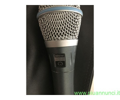 MICROFONO-SCHURE-MOD BETA-87+CAVI AUDIO-VIDEO-PRO
