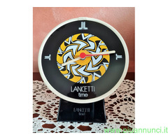 Orologio Lancetti vintage anni '80 da tavolo e da