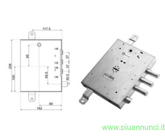 Serratura Mottura per porta blindata modello 89R5