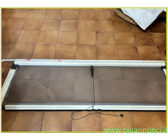 Zanzariera in alluminio a rullo 130x110