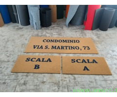ZERBINI e TAPPETI PERSONALIZZATI ad intarsio