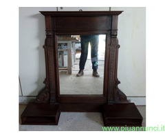 Specchiera Antica in Legno divisibile