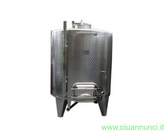 Serbatoio Acciaio Inox 1500 Litri Completa