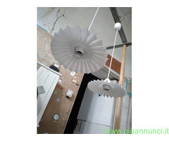COPPIA DI LAMPADARI DA SOFFITTO VINTAGE ANNI 60