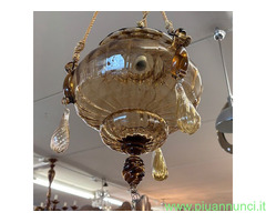 Antico lampadario vetro Murano  Vittorio Zecchin